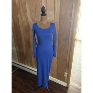 SHEIN Women’s Royal Blue Long Sleeve Maxi Dress Size Small
